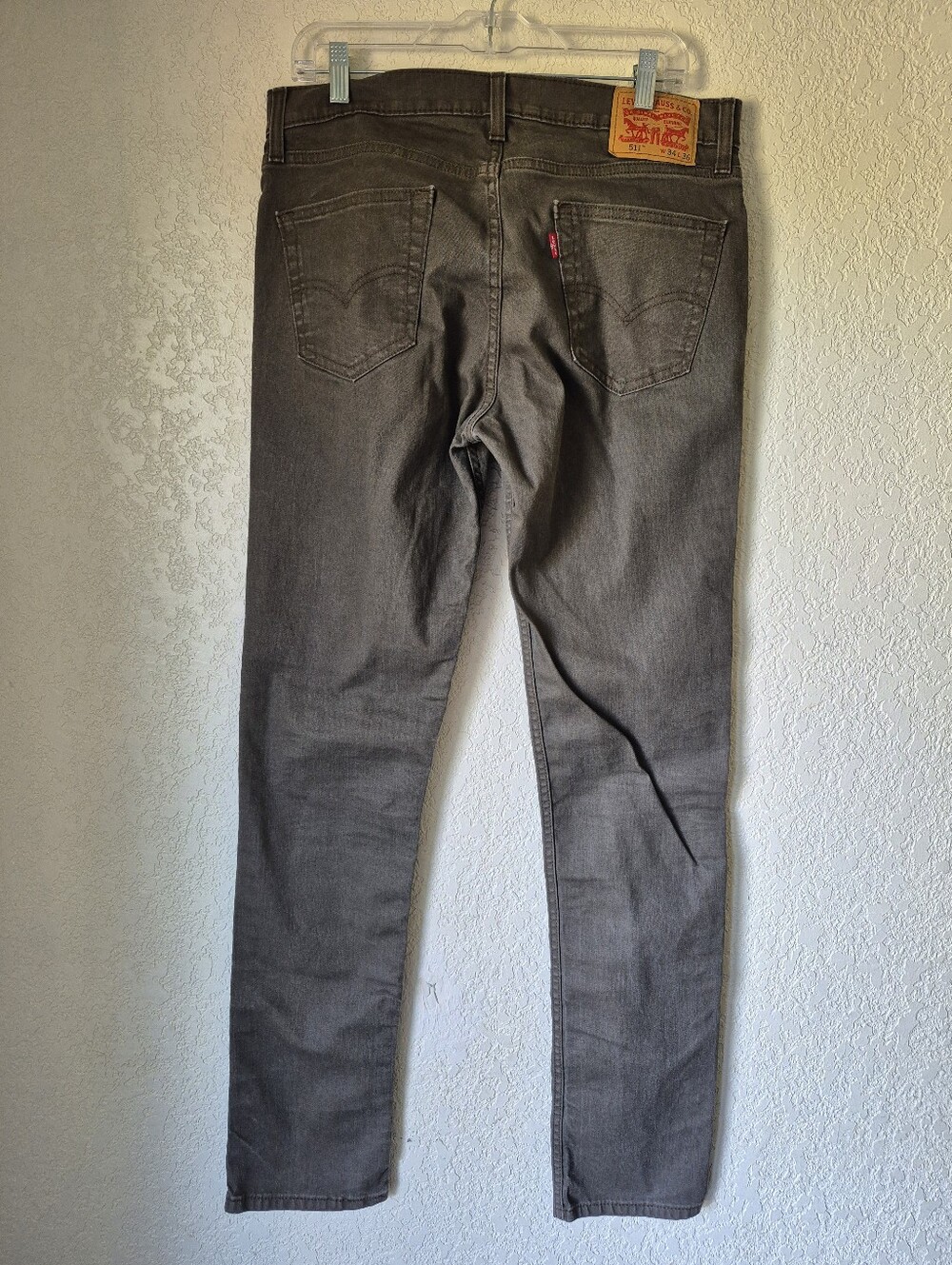 511 Levis Mens Brown Pants Size 34X36